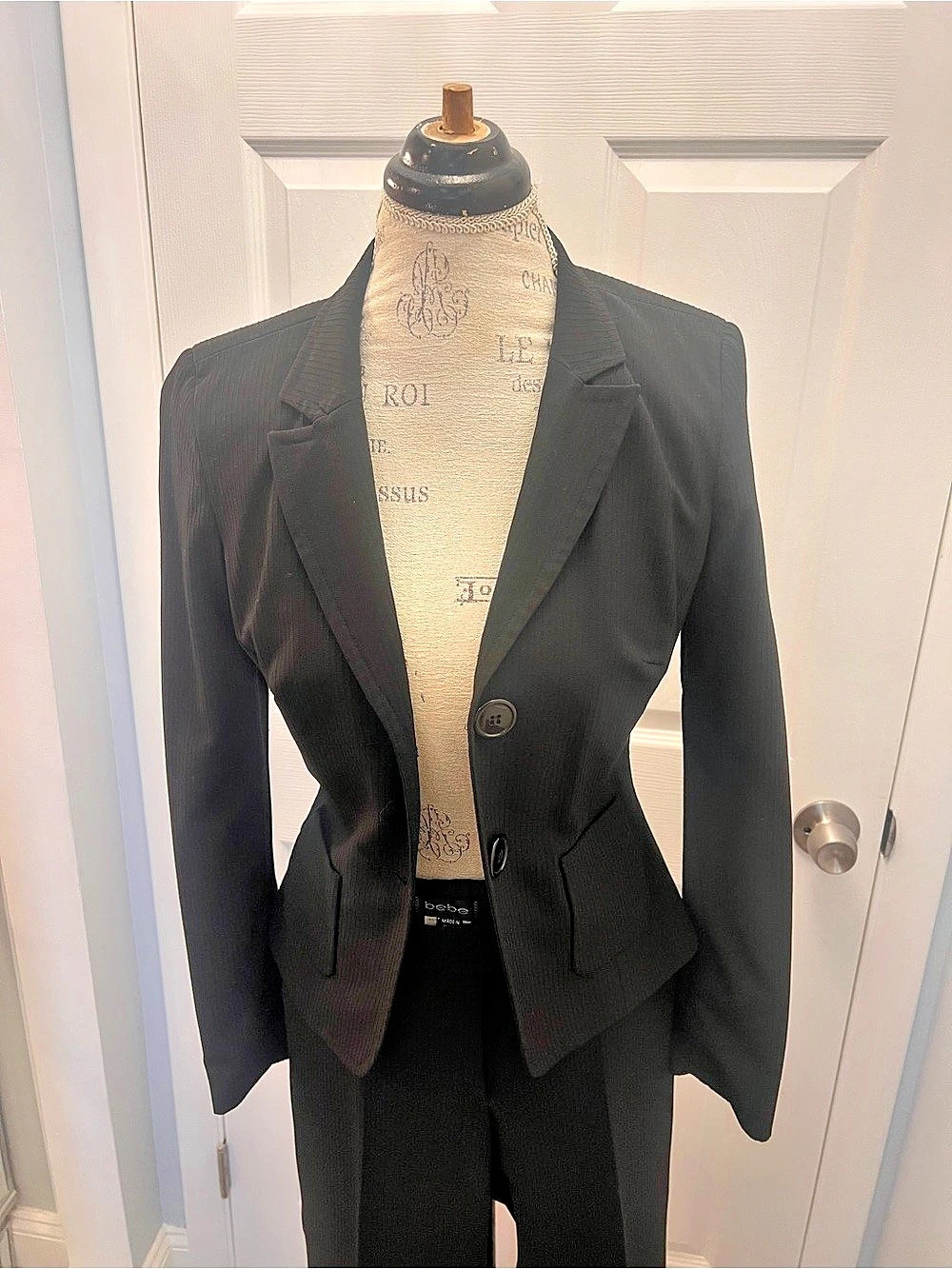 bebe Women's Black Pantsuit Size 4 - Picture 2 of 12